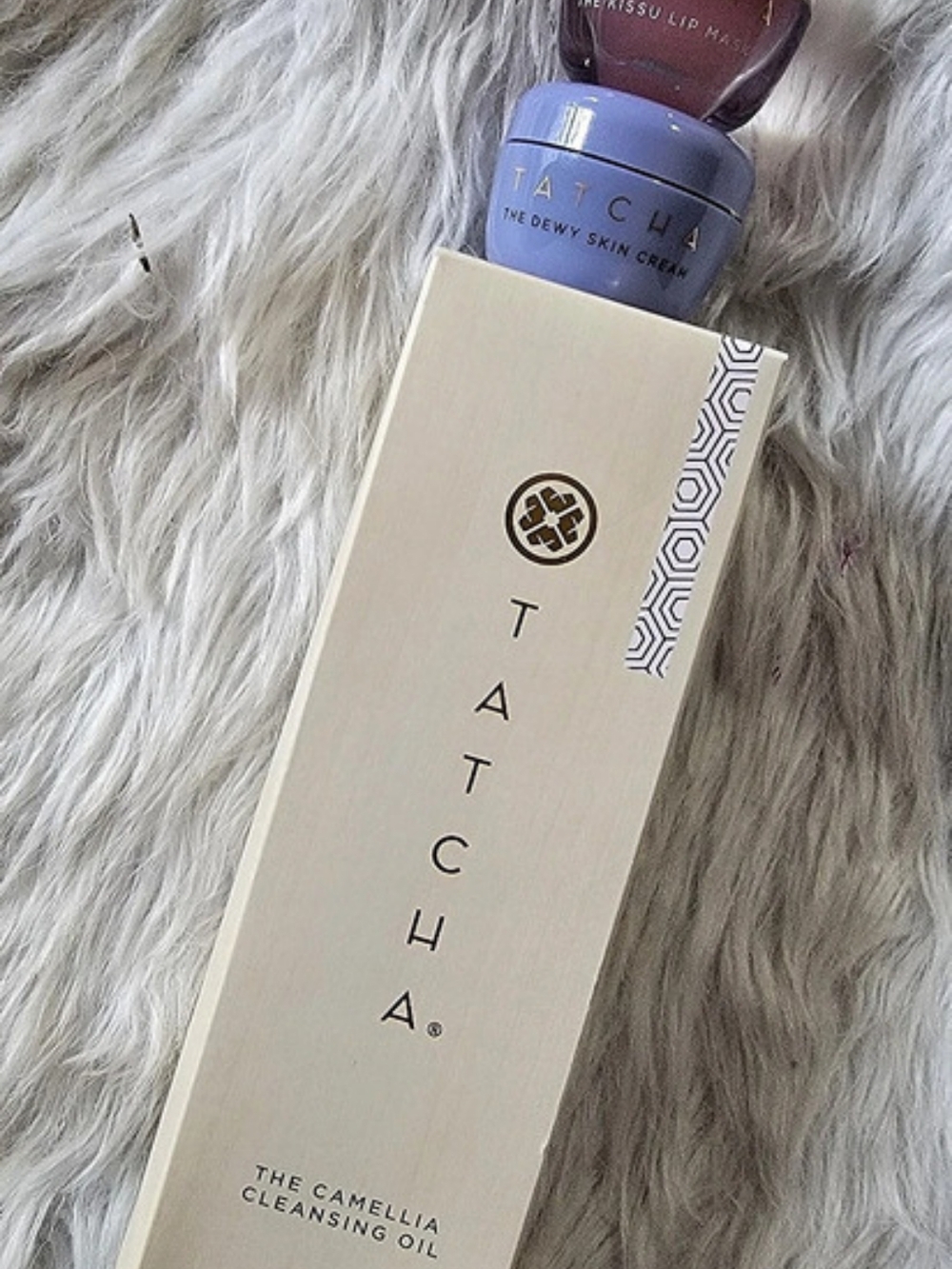 New 3-Pc Tatcha Set-Camellia Cleansing Oil, Dewy Skin Cream, Kissu Lip Mask